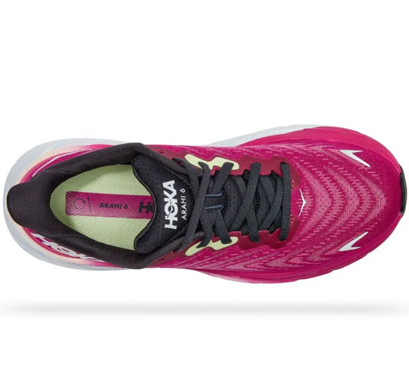 Hoka One One Women's Arahi 6 Fuchsia/Pink-6